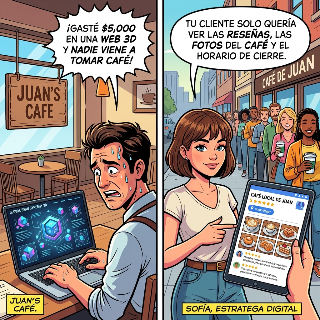 Ficha de Google Maps vs Sitio Web: Estrategia y comparativa de captación digital por industria - BeMANTIS